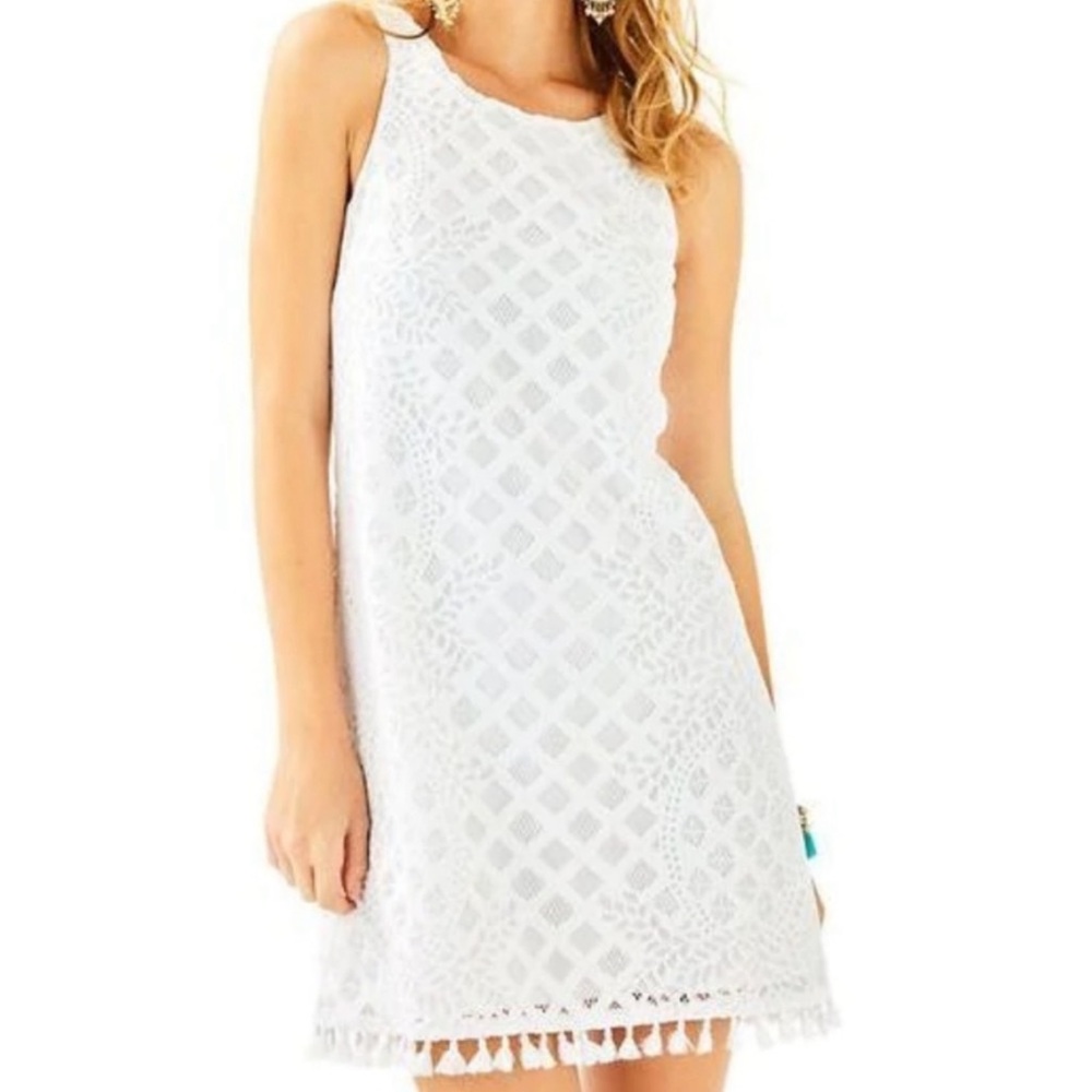 Lily Pulitzer white lace dress